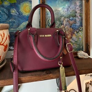 Steve Madden Burgundy/ Maroon Mini Crossbody